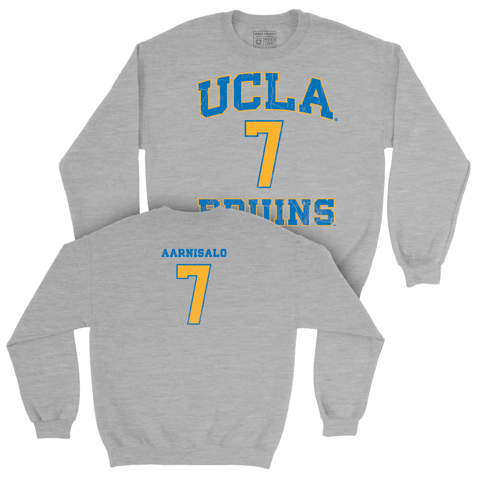 UCLA Women's Basketball Sport Grey Player Crew   - Elina Aarnisalo