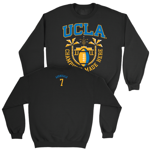 UCLA Women's Basketball Black Wordmark Hoodie   - Elina Aarnisalo