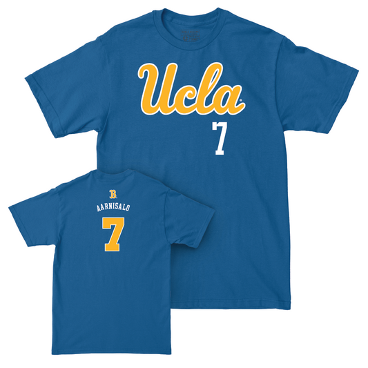 UCLA Women's Basketball Blue Script Tee   - Elina Aarnisalo