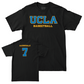 UCLA Women's Basketball Black Wordmark Tee   - Elina Aarnisalo