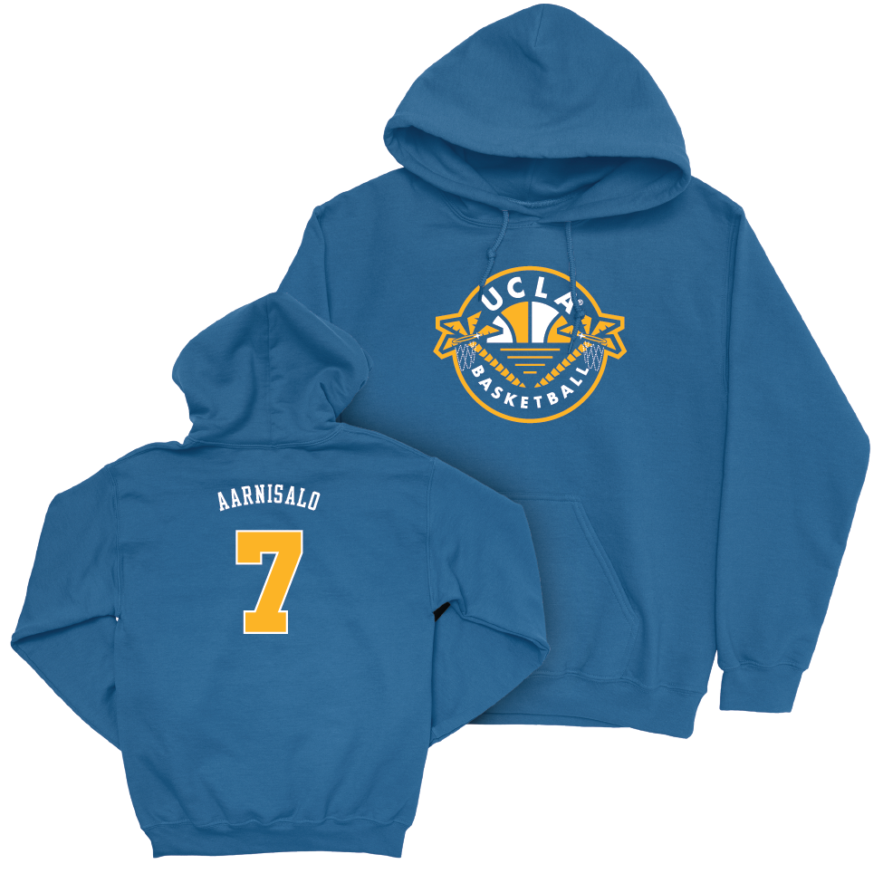 UCLA Women's Basketball Blue Palm Tree Hoodie   - Elina Aarnisalo