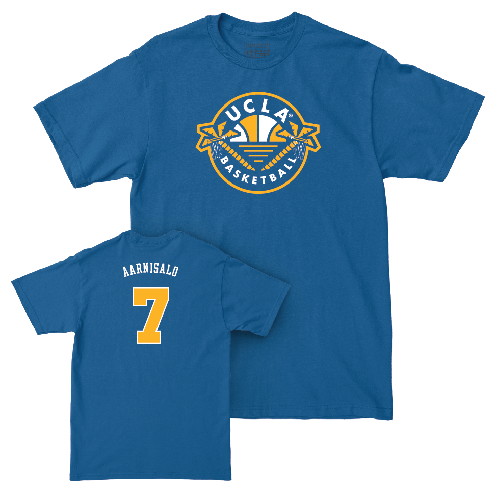 UCLA Women's Basketball Blue Palm Tree Tee   - Elina Aarnisalo