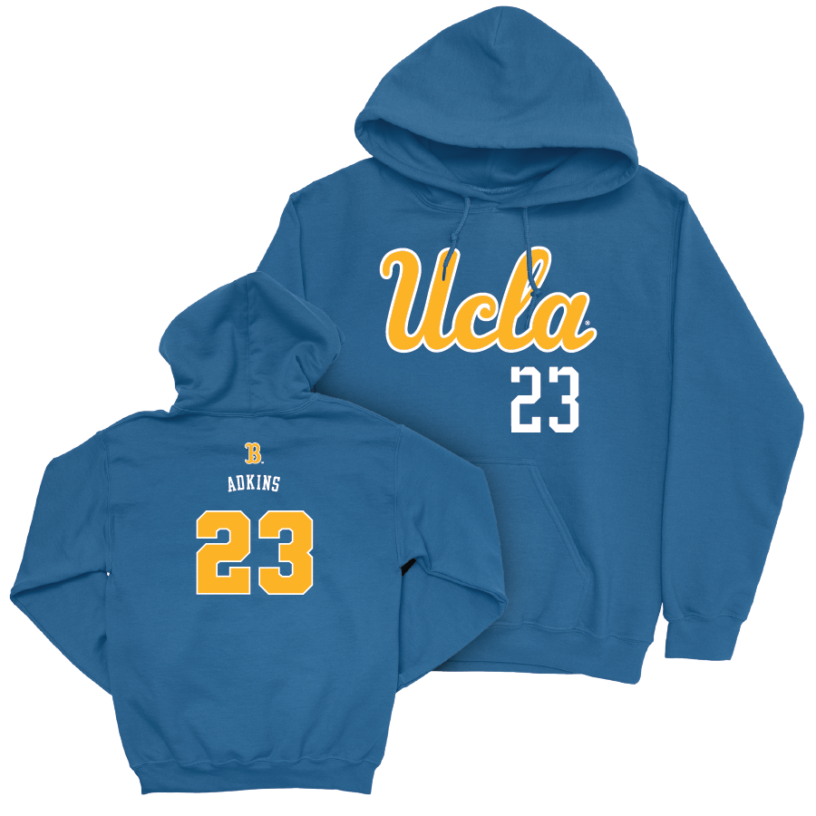 UCLA Football Blue Script Hoodie  - Anthony Adkins