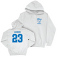 UCLA Football White Smiley Joe Hoodie  - Anthony Adkins