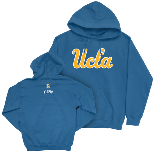 UCLA Women's Gymnastics Blue Script Hoodie  - Ciena Alipio