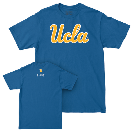 UCLA Women's Gymnastics Blue Script Tee  - Ciena Alipio