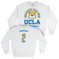 UCLA Men's Basketball White Arch Crew - Dylan Andrews | #2