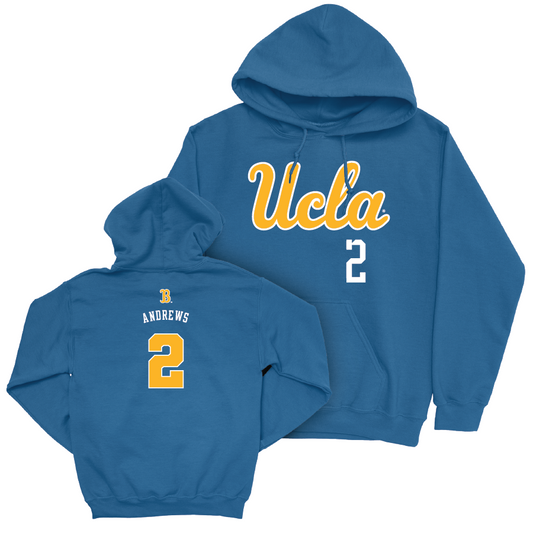 UCLA Men's Basketball Blue Script Hoodie - Dylan Andrews | #2