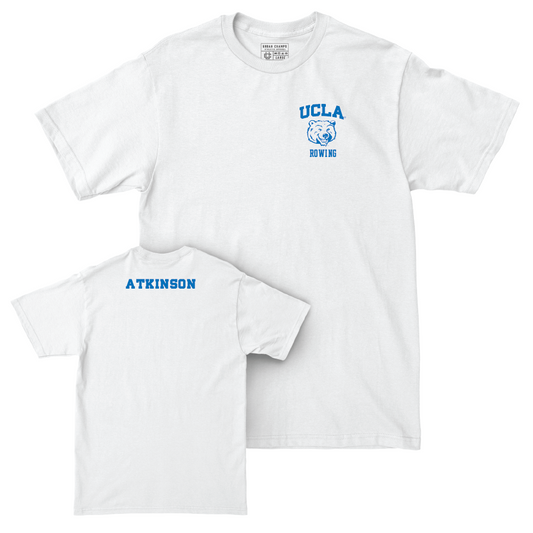 UCLA Women's Rowing White Smiley Joe Comfort Colors Tee   - Anne Atkinson