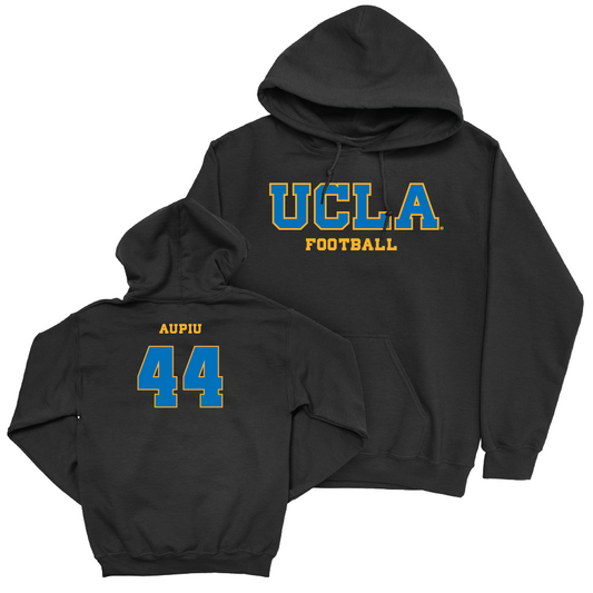 UCLA Football Black Wordmark Hoodie  - Devin Aupiu