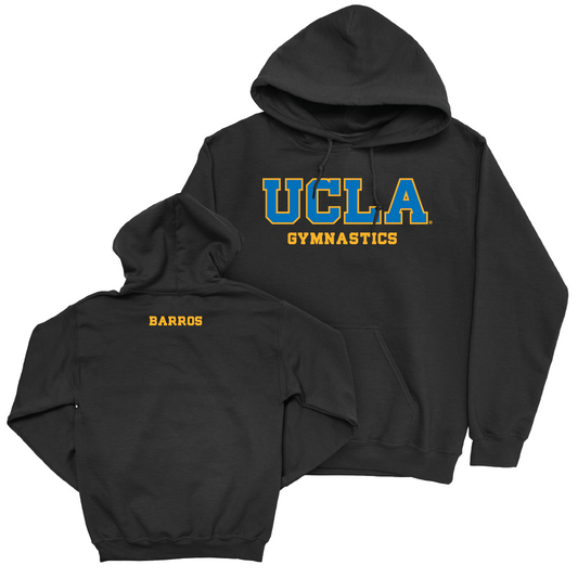 UCLA Women's Gymnastics Black Wordmark Hoodie  - Sydney Barros