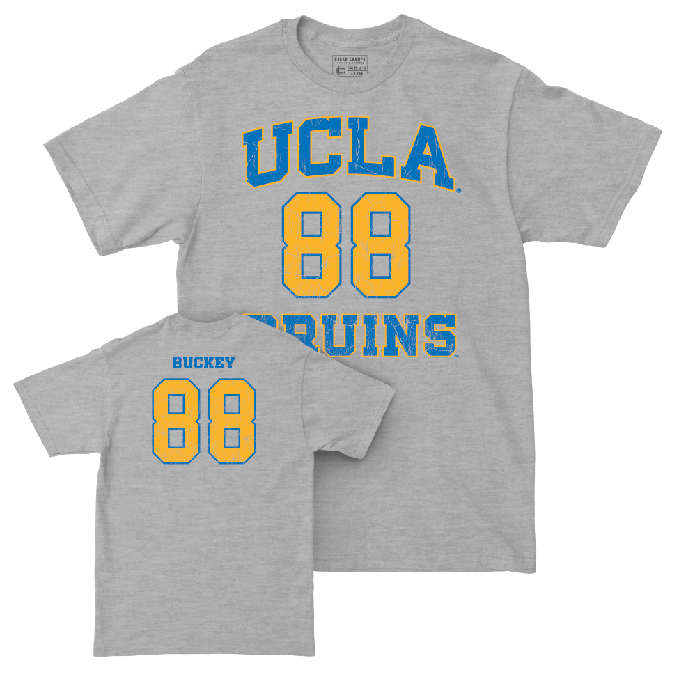 UCLA Football Sport Grey Player Tee  - Grant Buckey