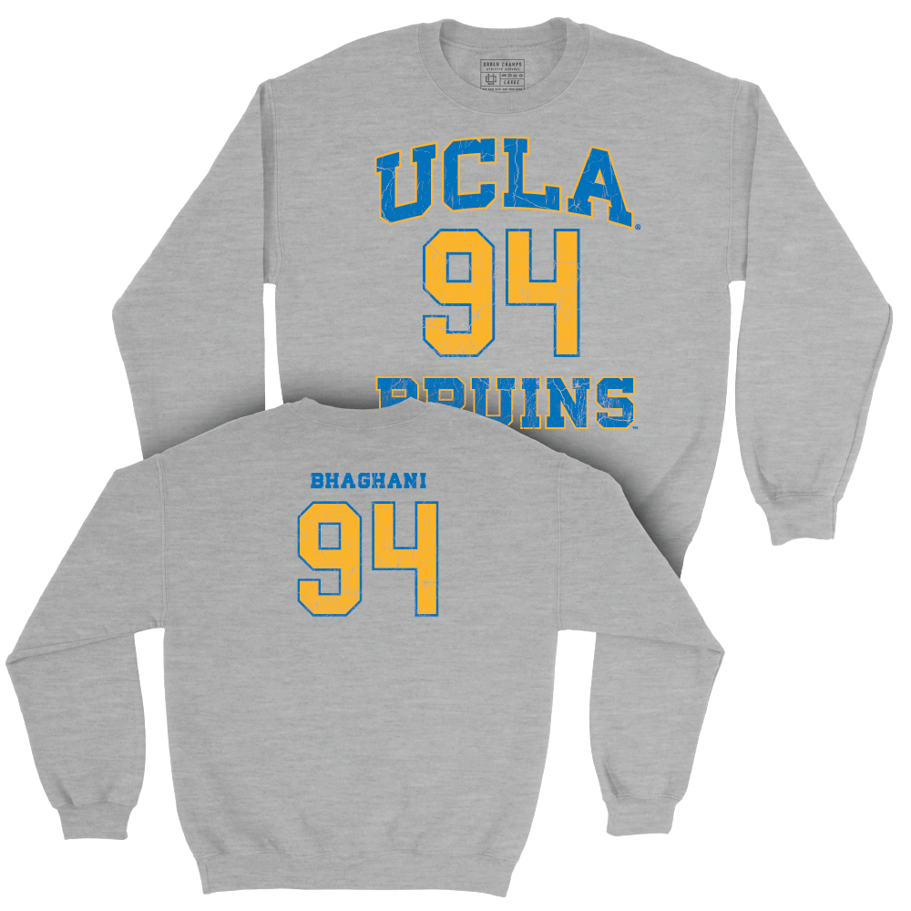 UCLA Football Sport Grey Player Crew  - Mateen Bhaghani