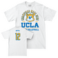 UCLA Women's Beach Volleyball White Arch Comfort Colors Tee  - Maggie Boyd