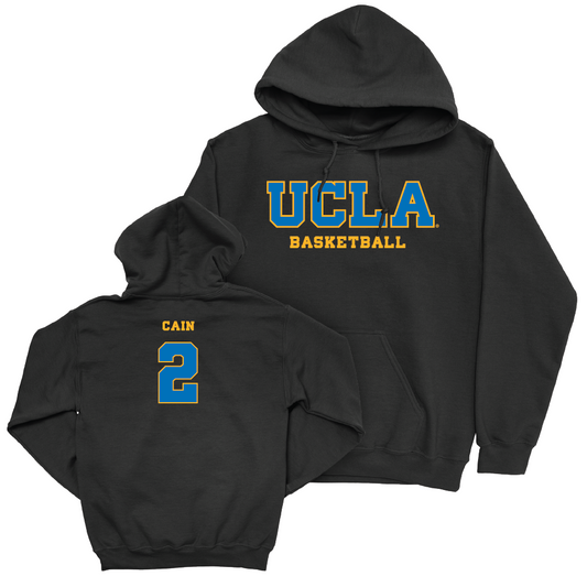 UCLA Women's Basketball Black Wordmark Hoodie   - Avary Cain