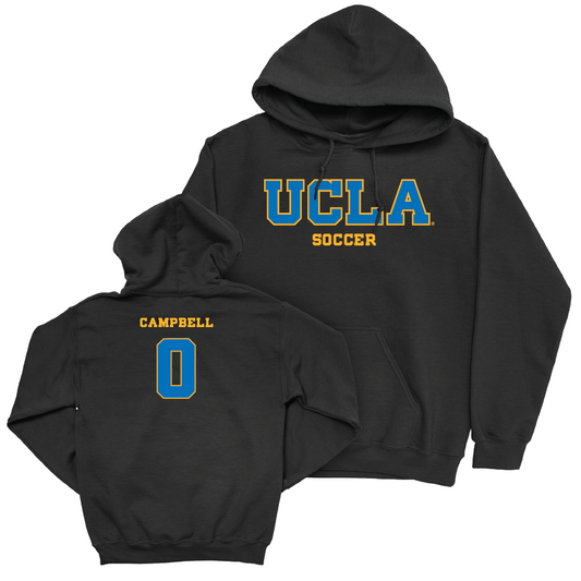 UCLA Women's Soccer Black Wordmark Hoodie   - Ryan Campbell