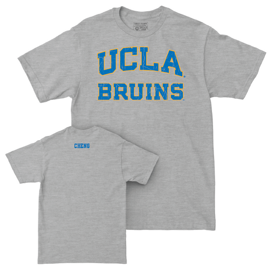 UCLA Women's Swim & Dive Sport Grey Player Tee  - Eden Cheng