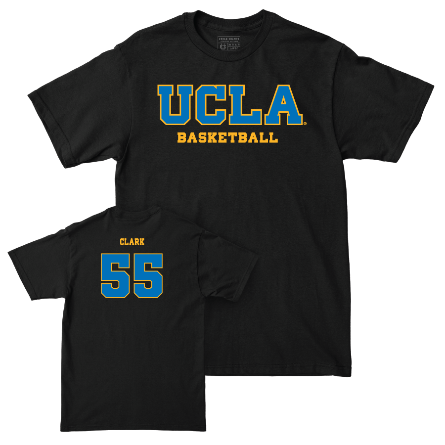 UCLA Men's Basketball Black Wordmark Tee  - Skyy Clark