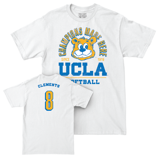 UCLA Softball White Arch Comfort Colors Tee  - Jessica Clements