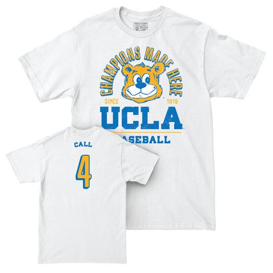 UCLA Baseball White Arch Comfort Colors Tee  - Phoenix Call