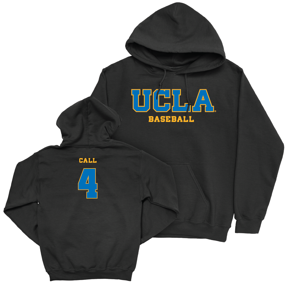 UCLA Baseball Black Wordmark Hoodie  - Phoenix Call