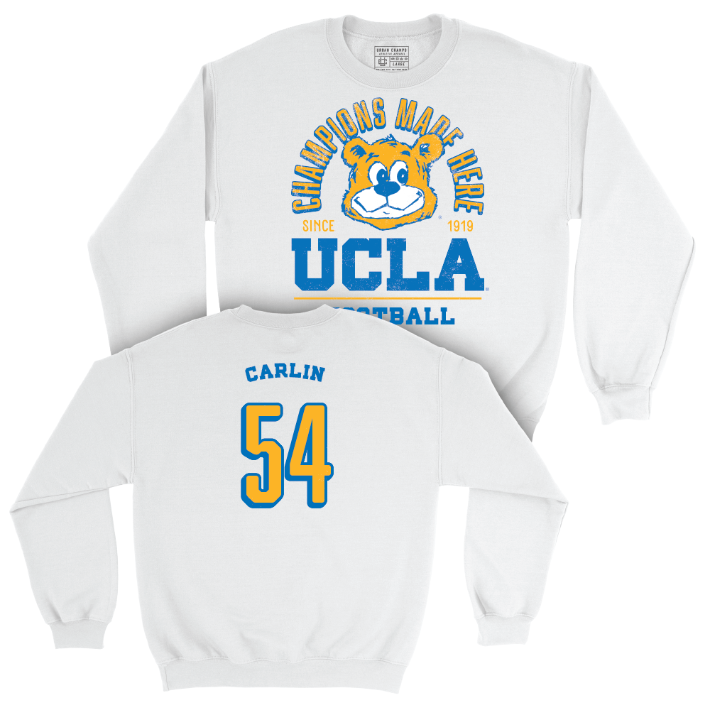 UCLA Football White Arch Crew  - Joshua Carlin