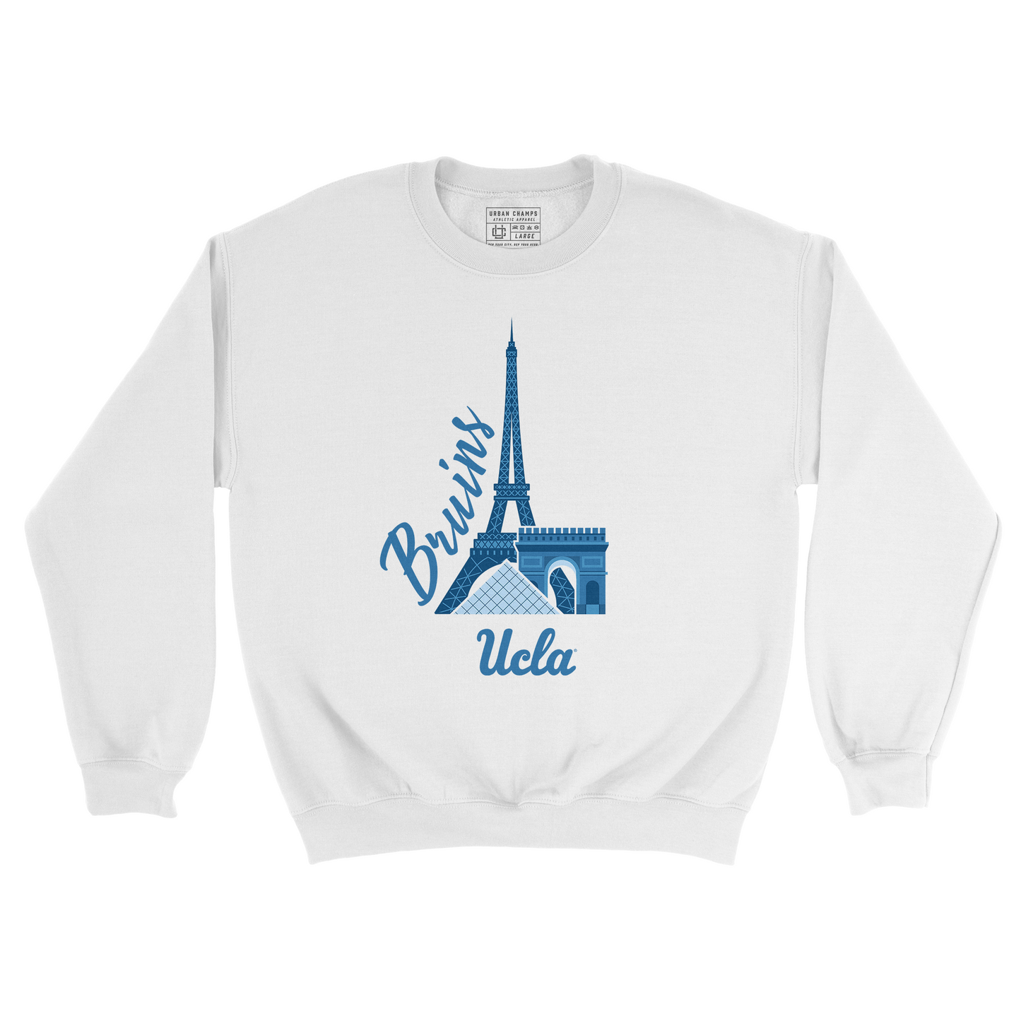 EXCLUSIVE RELEASE: UCLA Paris Cartoon White Crew