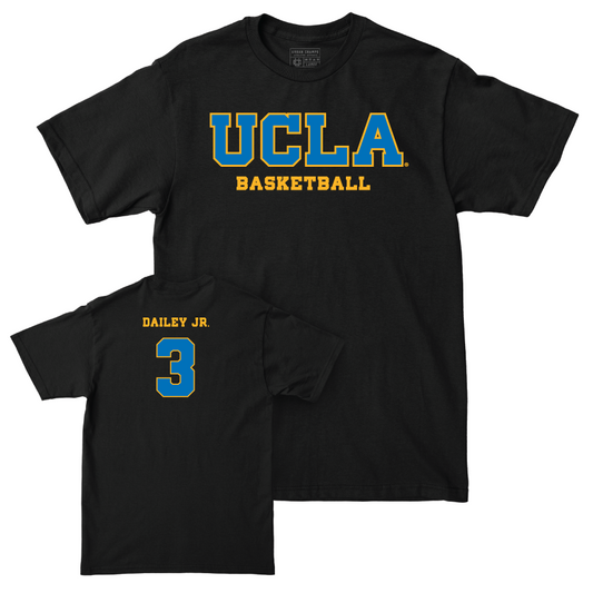 UCLA Men's Basketball Black Wordmark Tee  - Eric Dailey Jr.