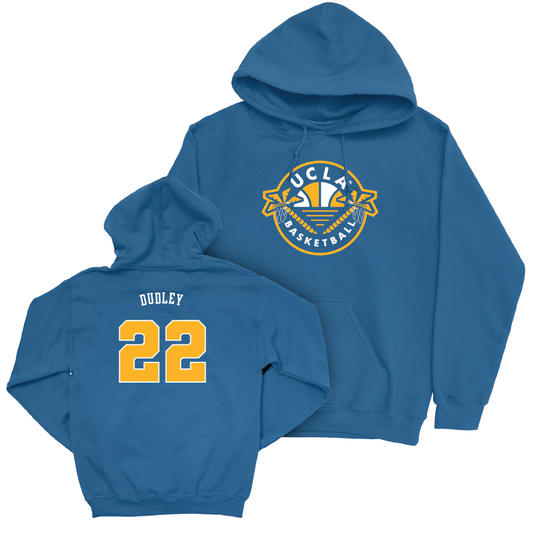 UCLA Women's Basketball Blue Palm Tree Hoodie   - Kendall Dudley