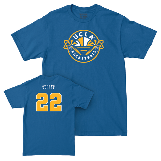 UCLA Women's Basketball Blue Palm Tree Tee   - Kendall Dudley