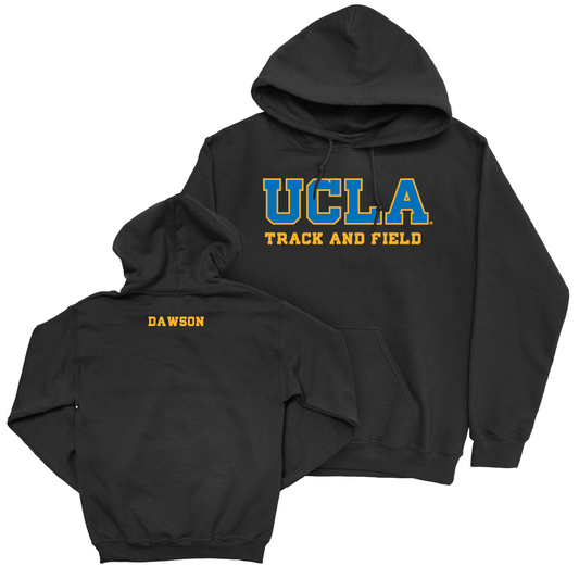 UCLA Men's Track & Field Black Wordmark Hoodie    - Jai Dawson