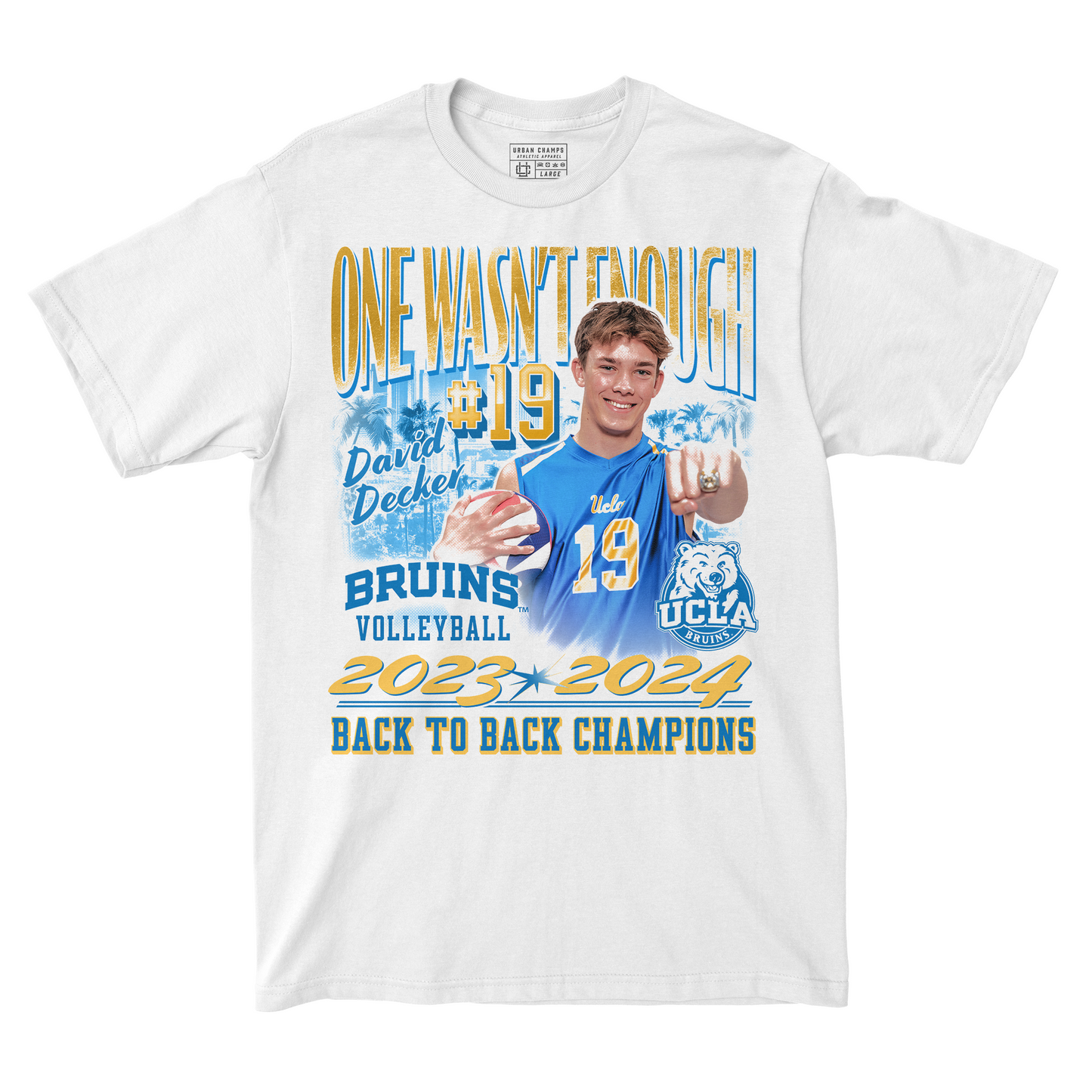 EXCLUSIVE RELEASE: David Decker - UCLA Men's Volleyball National Champions Tee