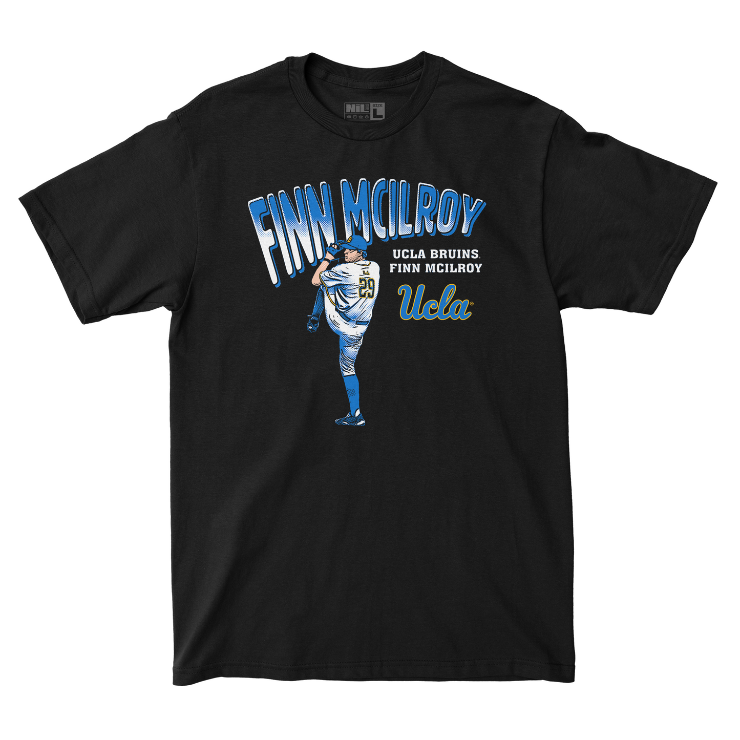 EXCLUSIVE RELEASE: Finn McIlroy Illustrated Black Tee