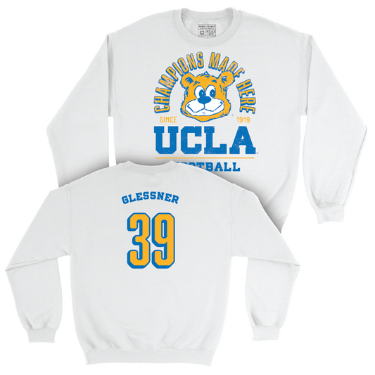 UCLA Football White Arch Crew  - Blake Glessner