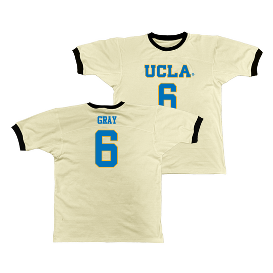 UCLA Retro Ringer Tee - Grant Gray