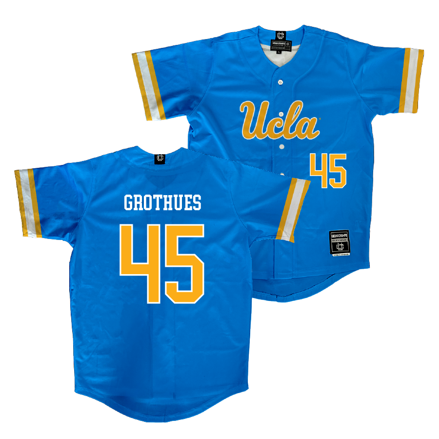 UCLA Baseball Blue Jersey - Chris Grothues