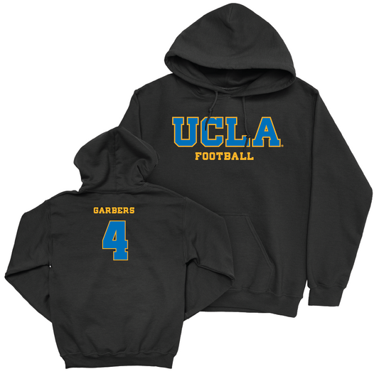 UCLA Football Black Wordmark Hoodie  - Ethan Garbers