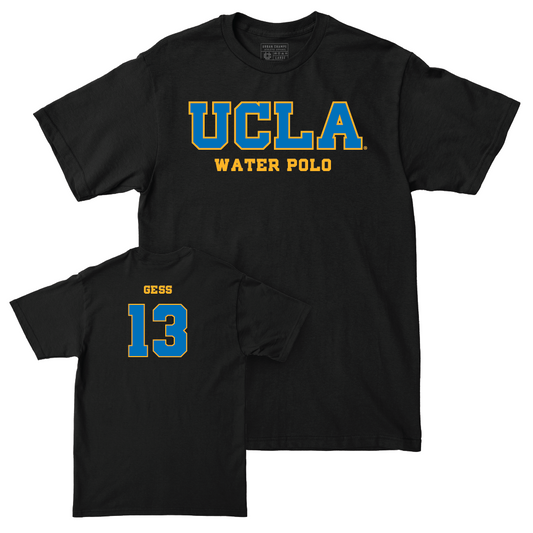 UCLA Women's Water Polo Black Wordmark Tee  - Lily Gess