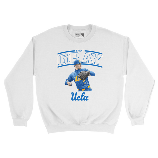 EXCLUSIVE RELEASE: Grant Gray Illustrated White Crew