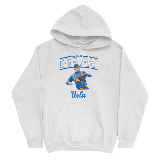 EXCLUSIVE RELEASE: Grant Gray Illustrated White Hoodie