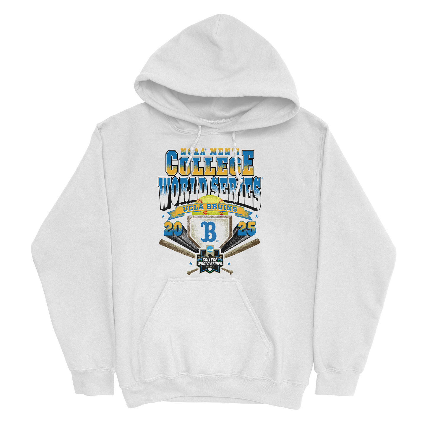 UCLA Baseball 2025 NCAA College World Series Hoodie by Retro Brand
