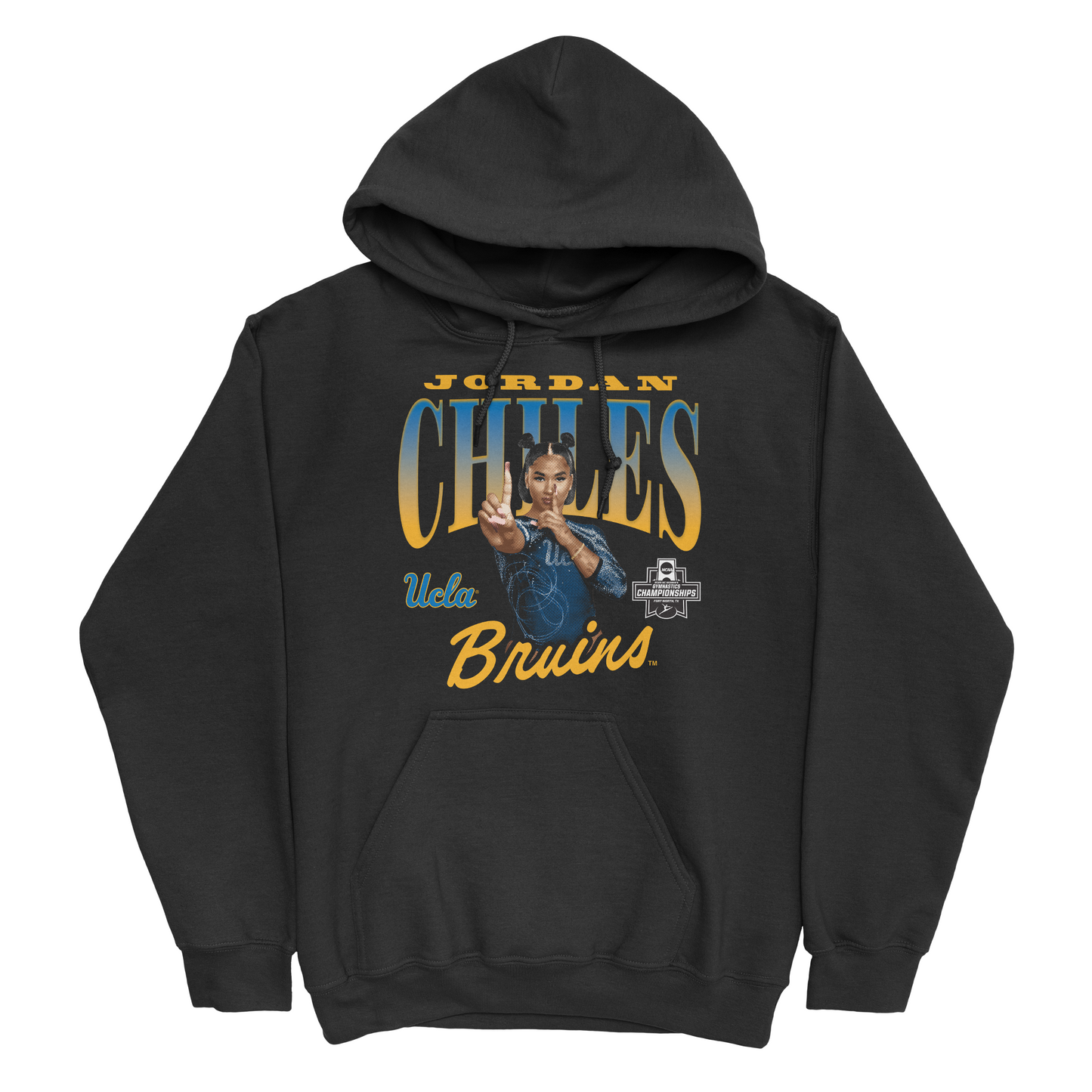 EXCLUSIVE RELEASE: Jordan Chiles Illustrated Black Hoodie