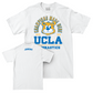 UCLA Women's Gymnastics White Arch Comfort Colors Tee  - Riley Jenkins