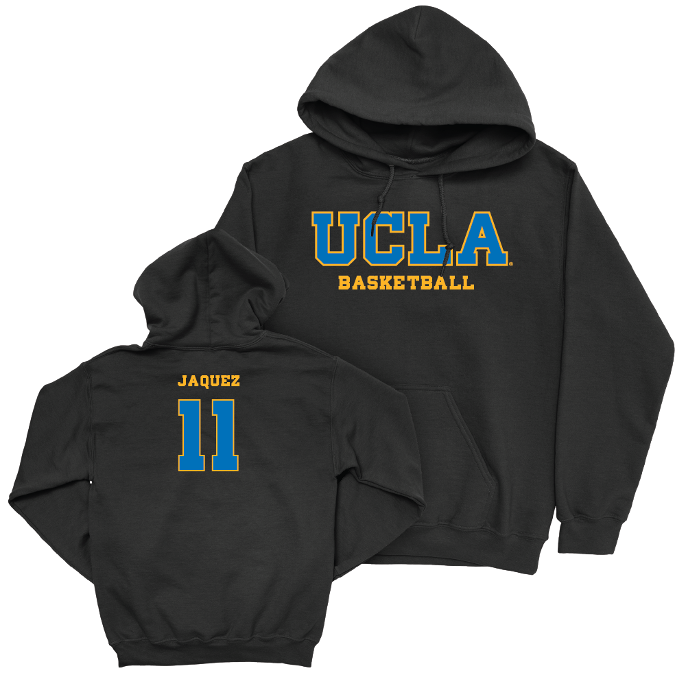 UCLA Women's Basketball Black Wordmark Hoodie - Gabriela Jaquez