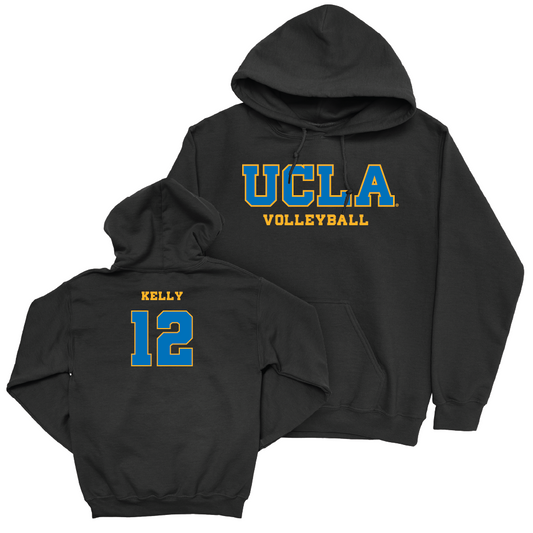 UCLA Men's Volleyball Black Wordmark Hoodie  - Sean Kelly