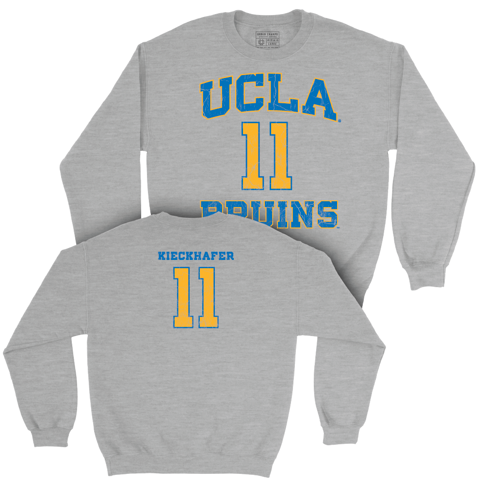 UCLA Women's Water Polo Sport Grey Player Crew  - Natasha Kieckhafer