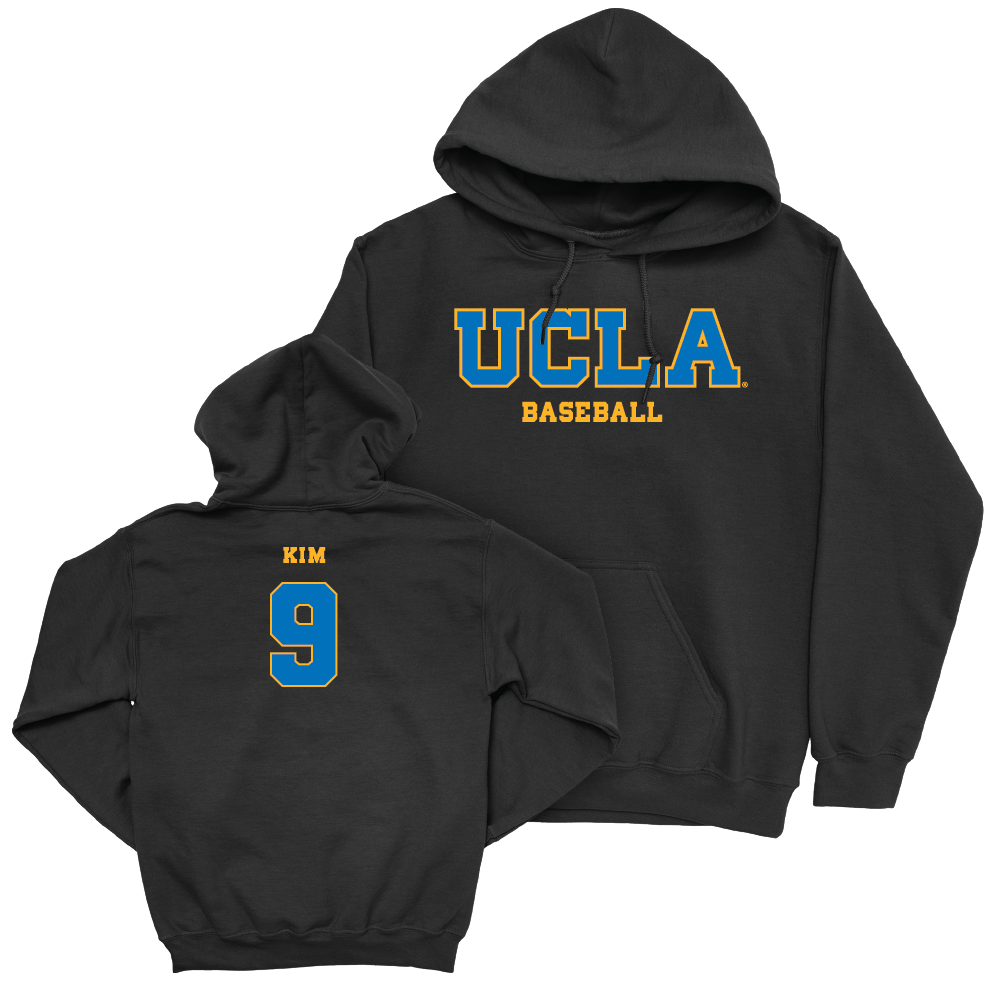 UCLA Baseball Black Wordmark Hoodie  - Cameron Kim