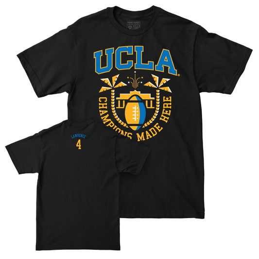 UCLA Football Black Gridiron Tee  - Key Lawrence