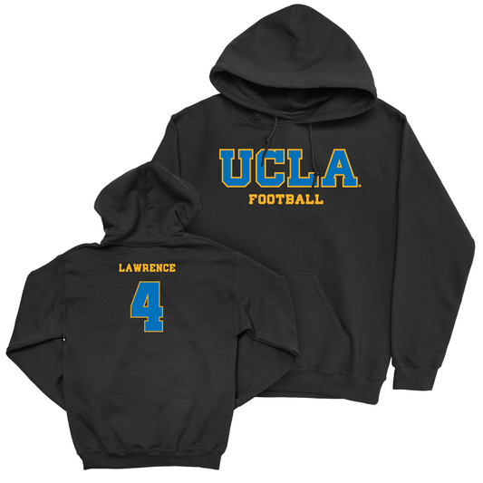 UCLA Football Black Wordmark Hoodie  - Key Lawrence