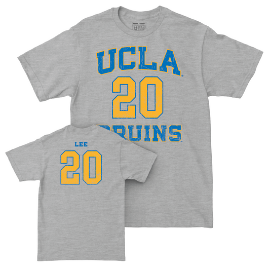 UCLA Baseball Sport Grey Player Tee  - Justin Lee